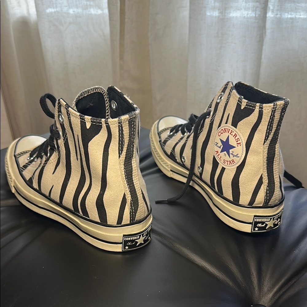 Converse Black and White High-Top Sneakers
